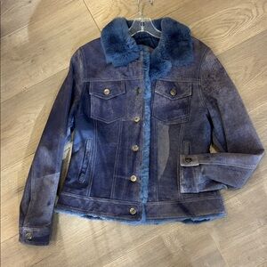 Mesmerize leather jacket fur lined